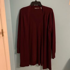 Maroon Cardigan